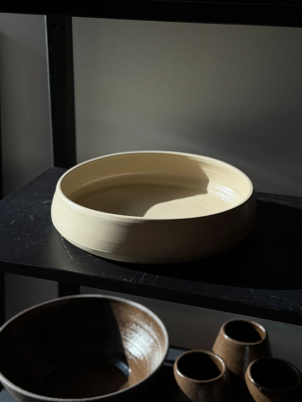 Big Bowl CREAM STONE 23/6 cm 1200 ml