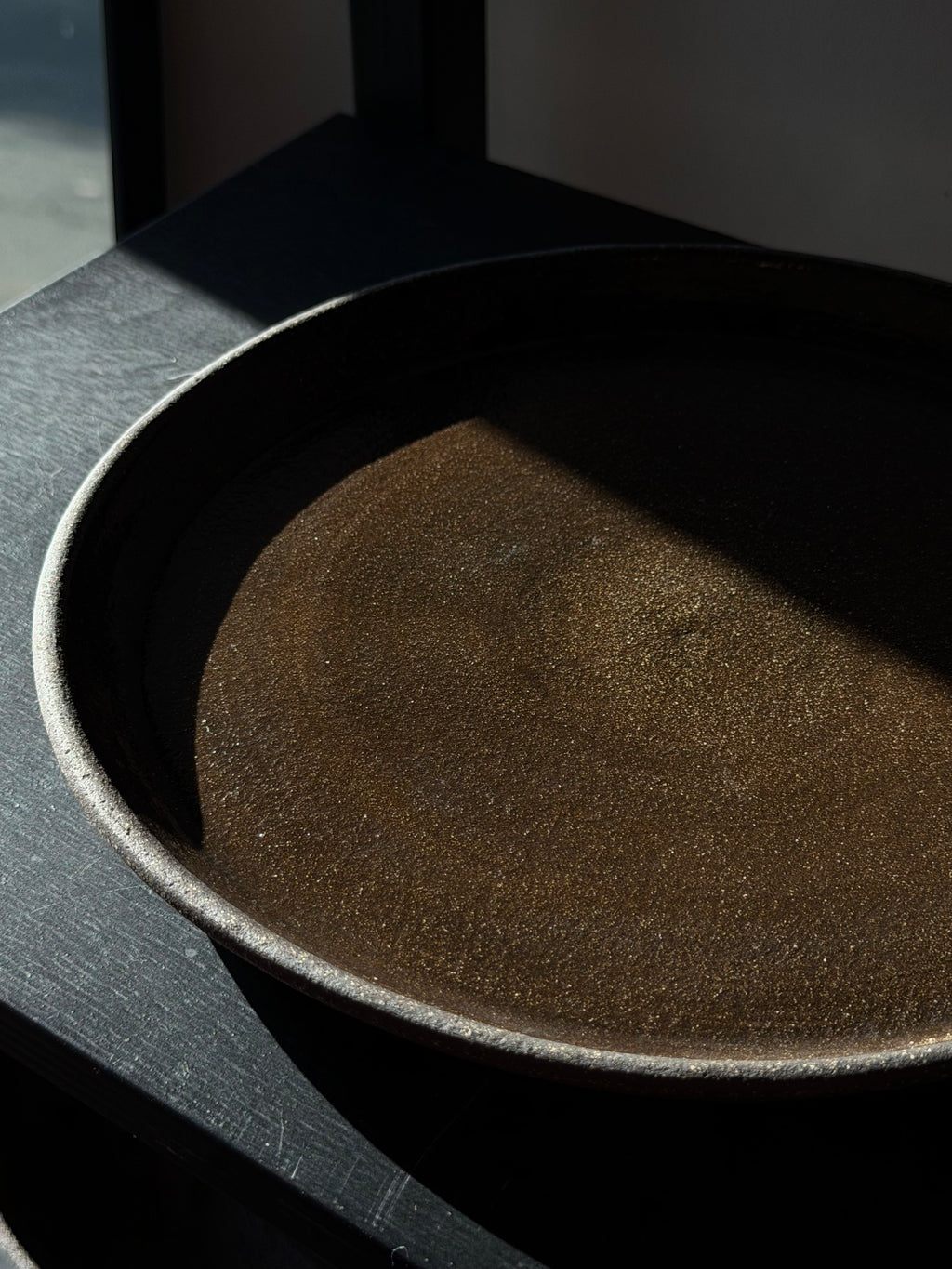 Flat plate DARK CHOCOLATE 25/1 cm