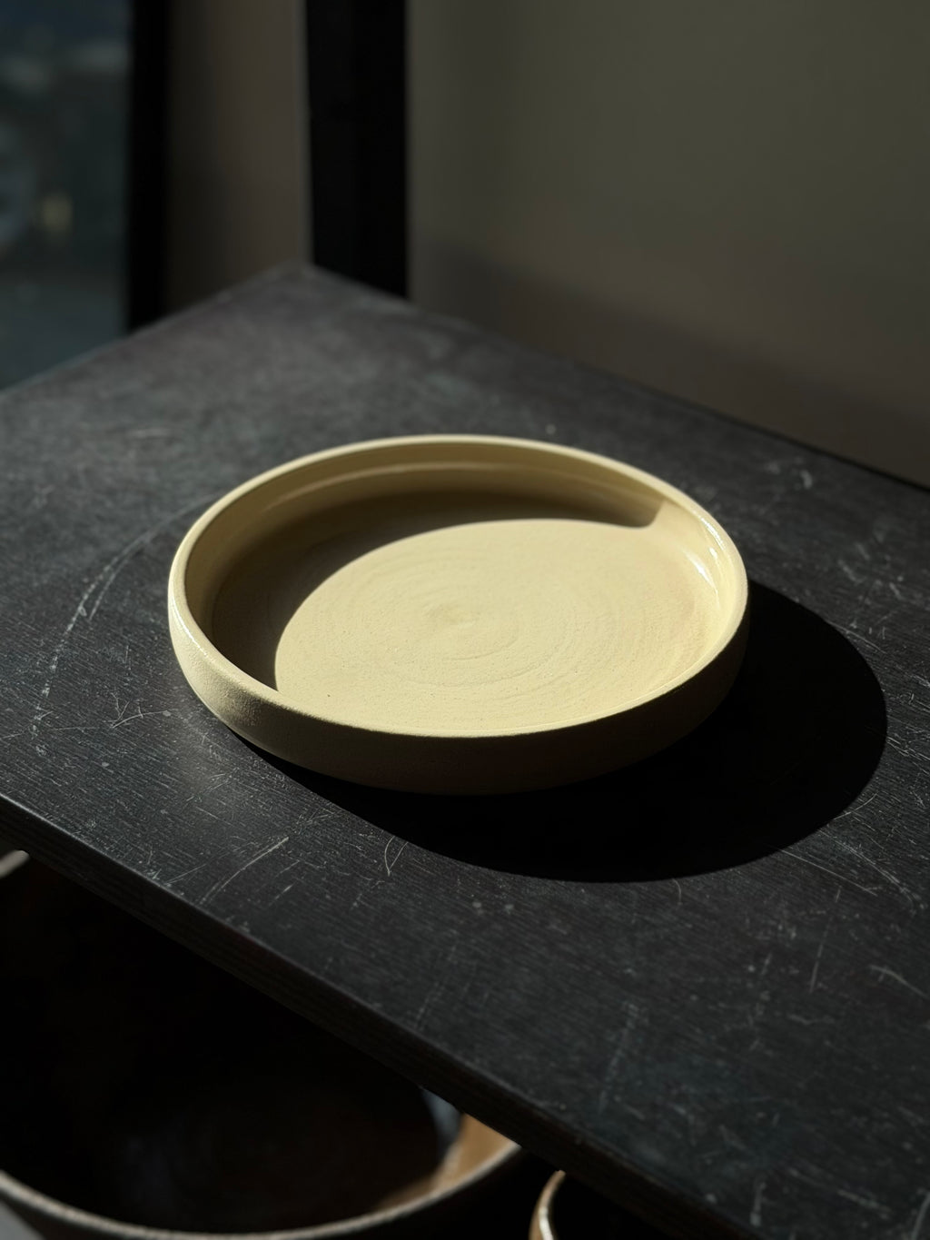 Flat plate CREAM STONE 16/1,5 cm