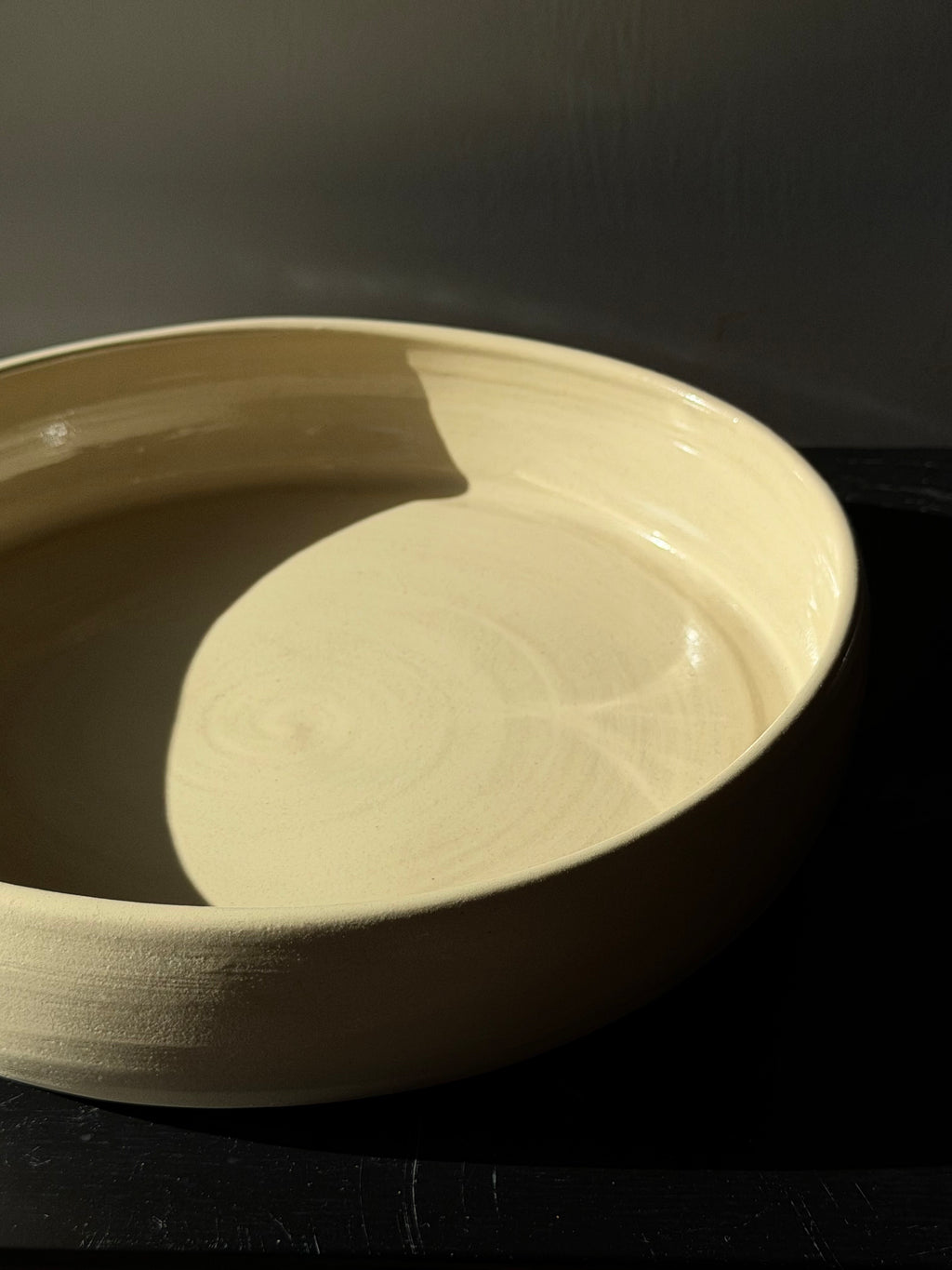 Big Bowl CREAM STONE 25/5 cm 1000 ml