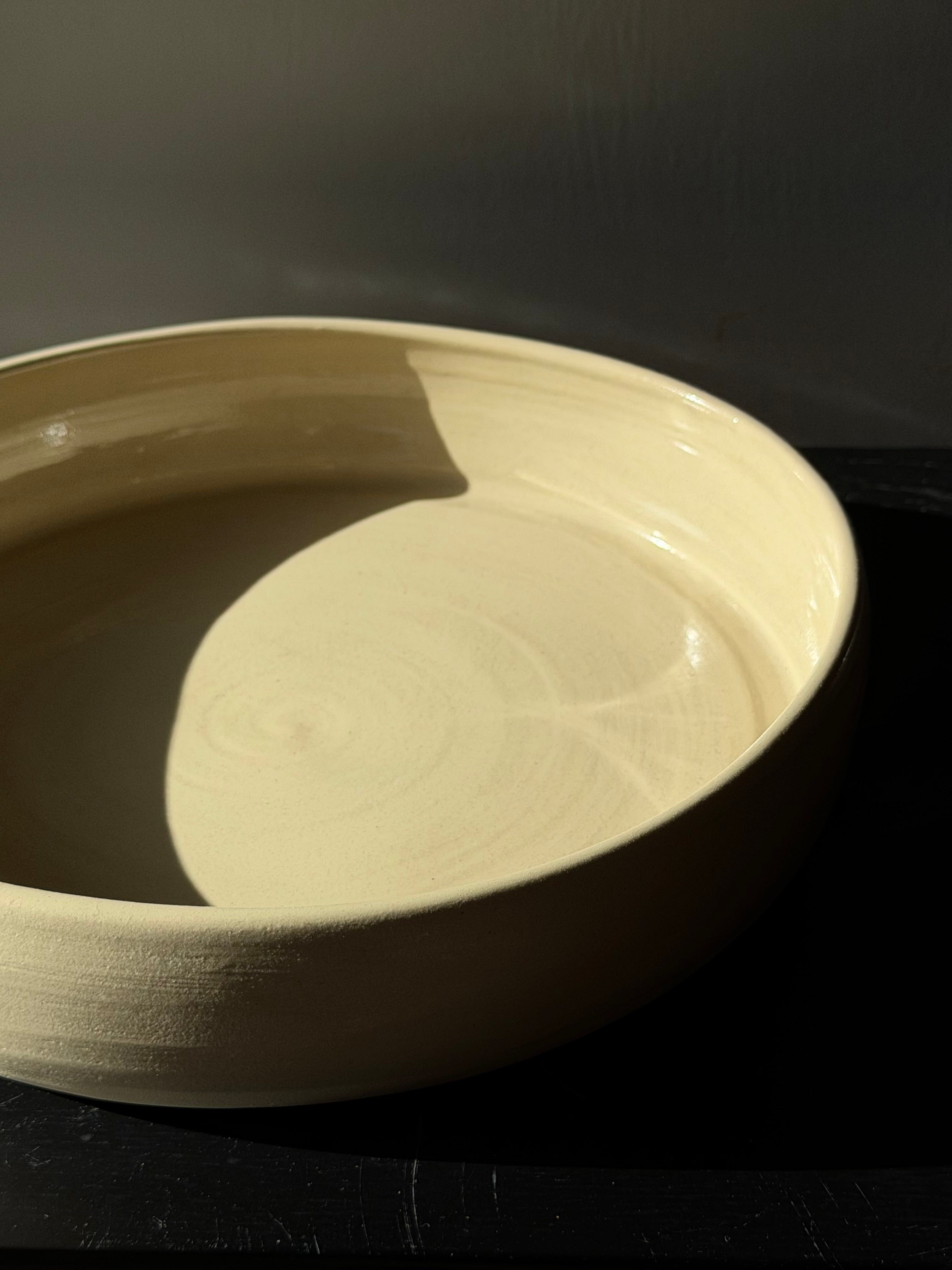 Big Bowl CREAM STONE 25/5 cm 1000 ml