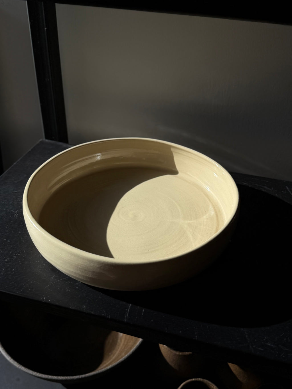 Big Bowl CREAM STONE 25/5 cm 1000 ml