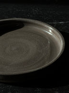 Flat plate GRAY GRAPHITE 11 cm