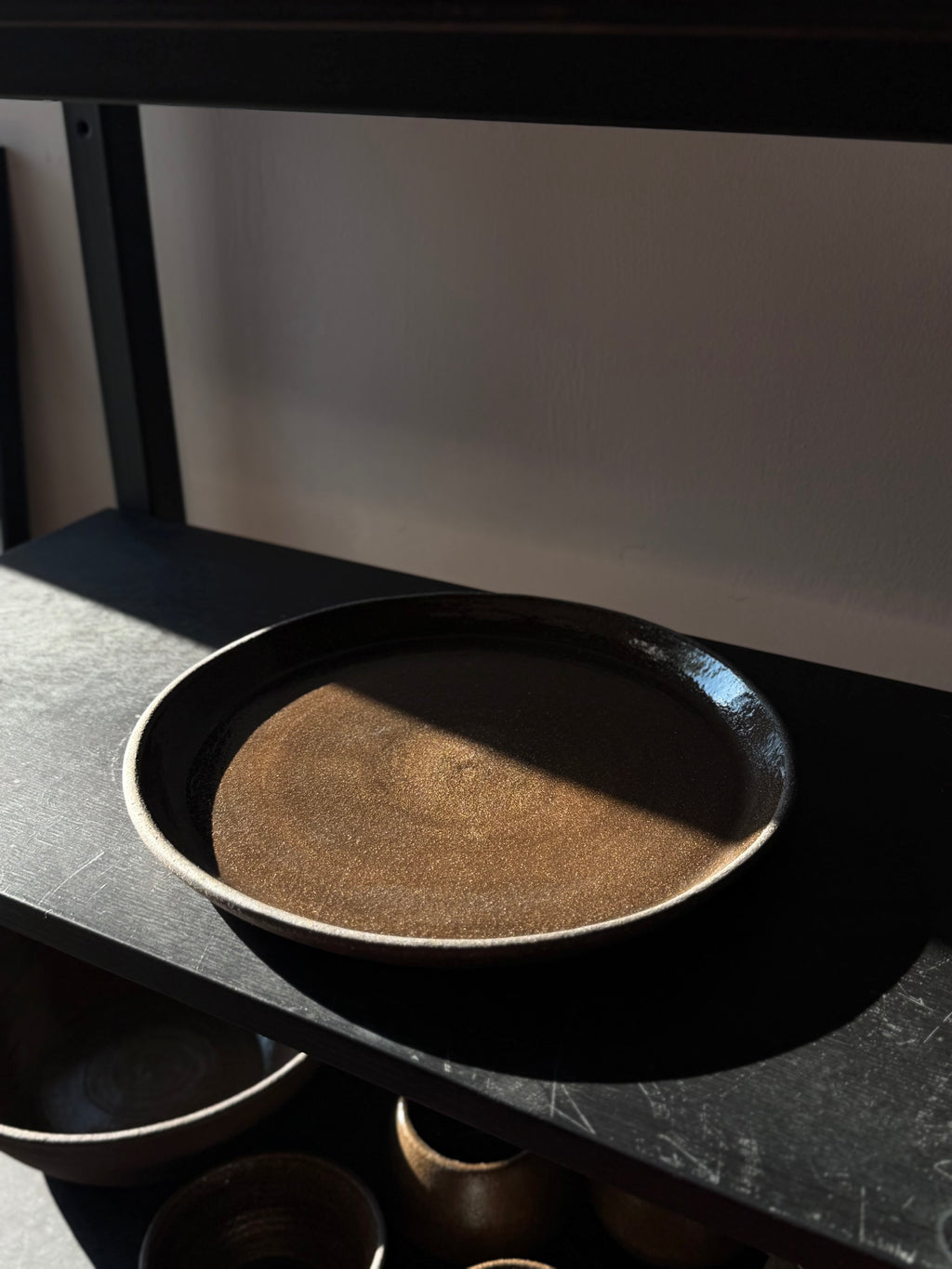 Flat plate DARK CHOCOLATE 25/1 cm