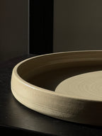 Flat plate CREAM STONE 24/2 cm