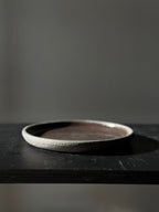 Flat plate BLACK STONE 16 cm