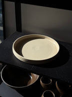 Flat plate CREAM STONE 24/2 cm